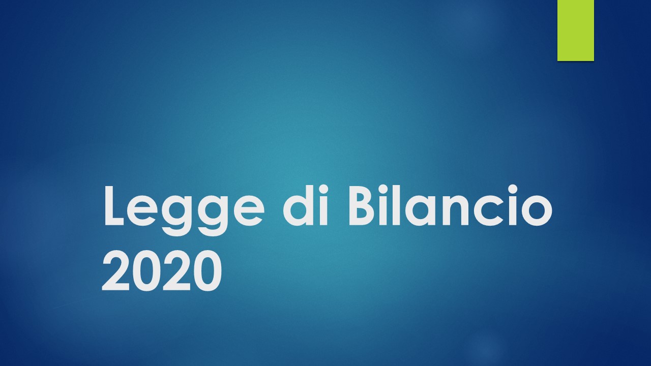 Legge di Bilancio