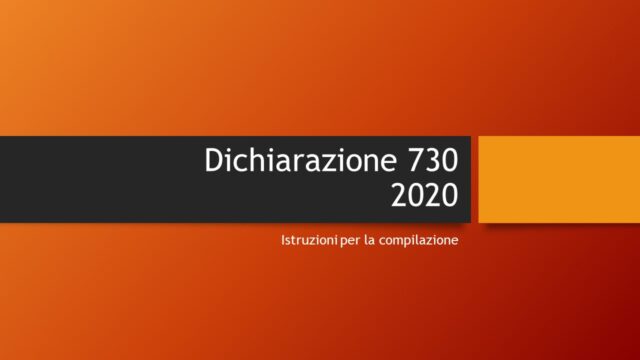 Dichiarazione 730