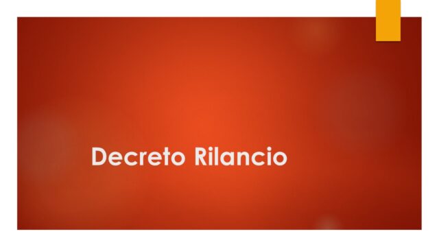 Decreto Rilancio