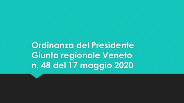 Ordinanza del Presidente48